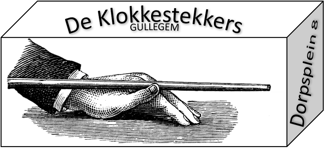 Stempel van biljartclub De Klokkestekkers
